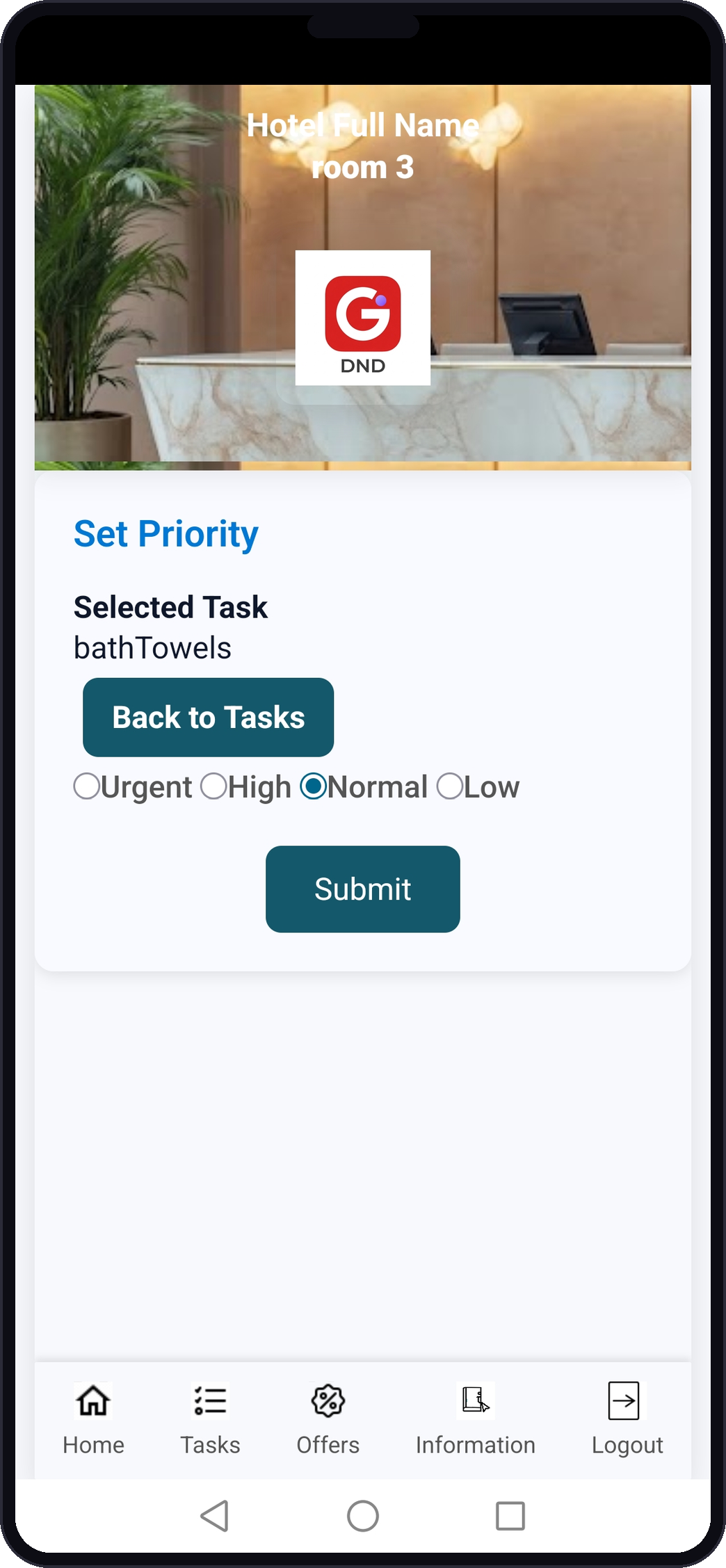 GuestHand app screen 4